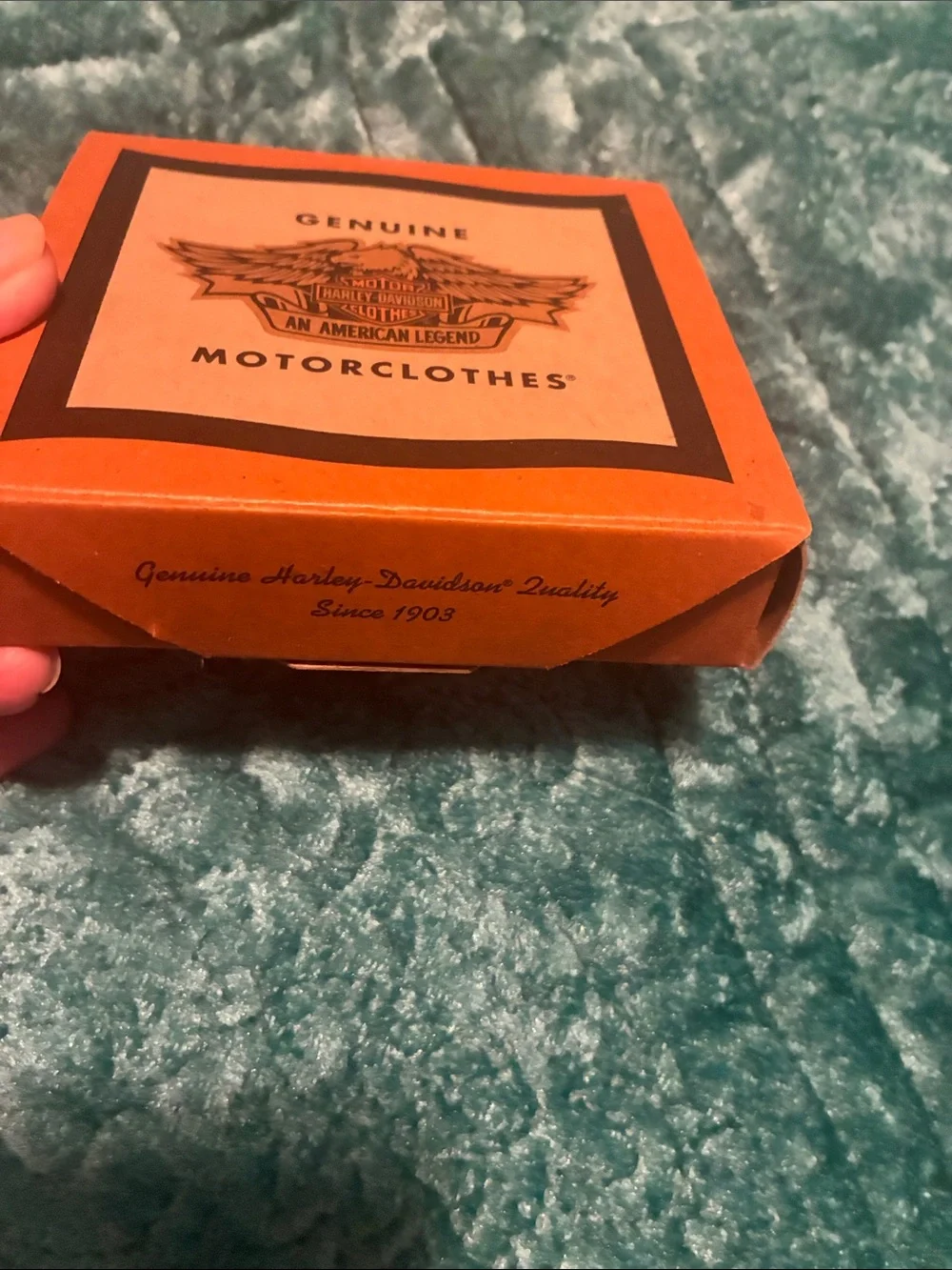 Harley-Davidson Two-Tone Eagle Logo Belt Buckle in Bronze and Gold